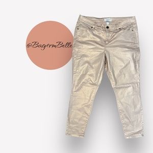 Shimmer iridescent jeans